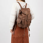 Vintage Leather Backpack Rucksack Handmade Travel Bag