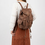 Vintage Leather Backpack Rucksack Handmade Travel Bag